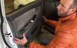 Снятие обшивки двери на Toyota Corolla E150