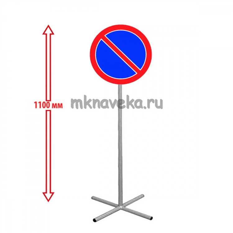 Знак зона стоянка запрещена как действует